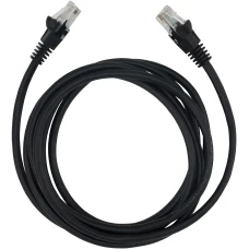 Патч-корд Buro UTP cat5E 2м черный RJ-45 (m)-RJ-45 (m)
