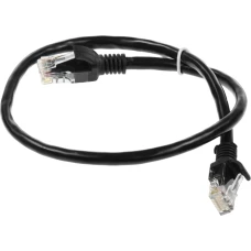 Патч-корд Premier PP6U-0.5M/BK черный