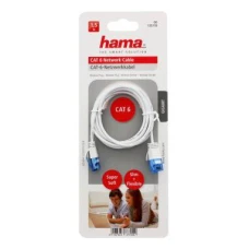 Патч-корд Hama Slim-Flexible 1.5м белый (00135778)