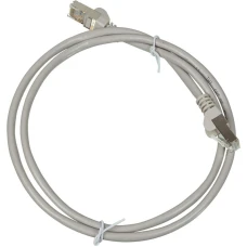 Патч-корд TWT TWT-45-45-1.0/S-GY вилка RJ-45-вилка RJ-45 кат.5е 1м серый LSZH (уп.:1шт)