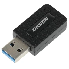 Wi-Fi адаптер Digma DWA-AC1300C черный