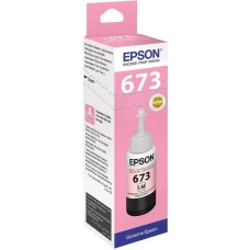 Чернила Epson 673 T6736 EcoTank светло-пурпурный (C13T673698)