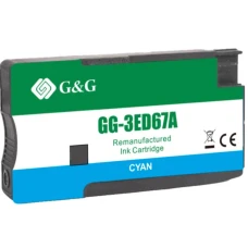 Картридж G&G GG-3ED67A голубой