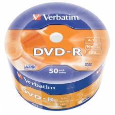 DVD-R диск Verbatim 4.7GB 16x 50шт (43788)