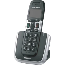 Радиотелефон DECT Decross DC1004 черный (DC1004000000000)