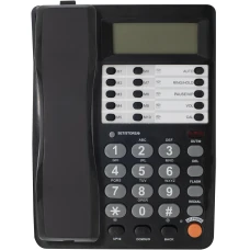Проводной телефон Ritmix RT-495 черный/серый (80002152)