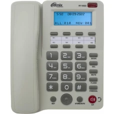 Проводной телефон Ritmix RT-550 белый/серый