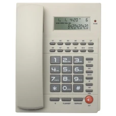 Проводной телефон Ritmix RT-420 белый/серый (80002753)