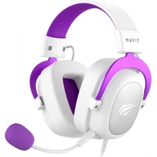 Наушники Havit H2002d белый/фиолетовый