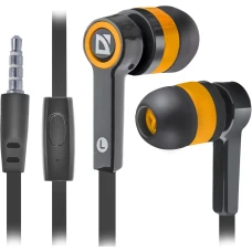 Наушники Defender Pulse-420 Black/Orange (63420)