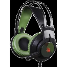 Наушники A4Tech Bloody J450 черный/зеленый