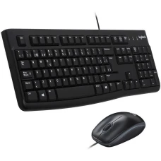 Набор периферии Logitech Desktop MK120 черный (920-002562)