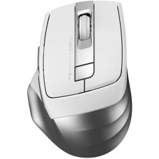 Мышь A4Tech Fstyler FG35S серебристый/белый