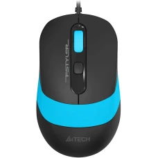 Мышь A4Tech Fstyler FM10S черный/голубой