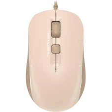 Мышь A4Tech Fstyler FM26S бежевый/коричневый/Cafe Latte