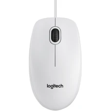 Мышь Logitech B100 Optical USB Mouse White (910-003360)