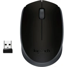 Мышь Logitech Wireless Mouse M171 черный/серый (910-004424)