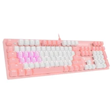 Клавиатура A4Tech Bloody B800 Dual Color розовый/белый (B800 PINK)