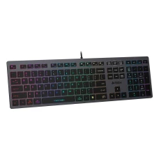 Клавиатура A4Tech Fstyler серый/неоновая подсветка (FX60)
