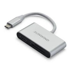 Картридер SunWind SW-CR051-S серебристый