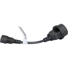 Переходник PowerCom SCUT IEC-320 C14 to Socket Type-F 250V 10A