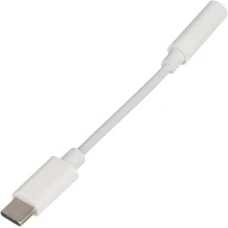 Переходник Buro Jack 3.5 (f)-USB C (m) белый (BHP TPC-JCK)