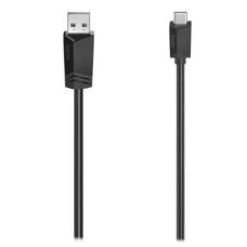 Кабель Hama USB - Type-C 0.75 м черный (200631)
