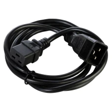 Шнур питания Rem R-16-CORD-C19-S-1.8 черный