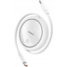 Кабель Baseus Free2Pull Mini USB-C-USB-C 1.5m Moon White (P10364500213-01)