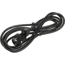 Кабель питания Ningbo IEC C5 (3-pin)-Евровилка 1.8м Black