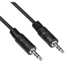Кабель Buro BAAC002-3 3.5мм Jack (m-m) стерео 3м черный