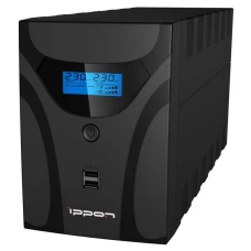 Источник бесперебойного питания Ippon Smart Power Pro II Euro 2200 черный (1029746)