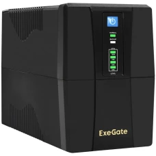 Источник бесперебойного питания ExeGate Power Back BNB-850.LED.AVR.2SH.RJ (EP285475RUS)