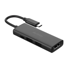 USB-хаб A4Tech DST-40C серый