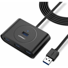USB-хаб Ugreen CR113-20290 Black (20290)