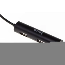USB-хаб Buro BU-HUB4-0.5R-U2.0 черный
