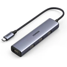 USB-хаб Ugreen CM473-20841 Space Gray (20841)