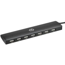 USB-хаб Digma HUB-7U2.0-UC-B черный