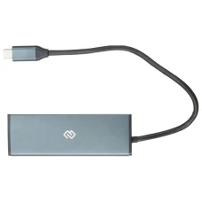USB-хаб Digma HUB-3U3.0С-UC-G серый