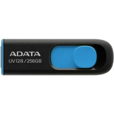 USB Flash-накопитель A-Data DashDrive UV128 256Gb черный/синий (AUV128-256G-RBE)