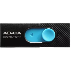 USB Flash-накопитель A-Data UV220 32Gb черный/синий (AUV220-32G-RBKBL)