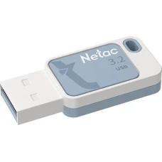 USB Flash-накопитель Netac UA31 64GB белый/синий (NT03UA31N-064G-32BL)