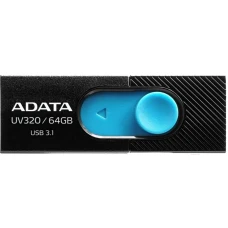 USB Flash-накопитель A-Data UV320 64GB Black/Blue (AUV320-64G-RBKBL)