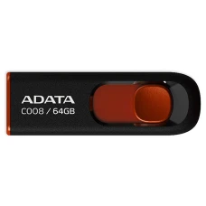 USB Flash-накопитель A-Data AC008-64G-RKD 64 Гб Black/Red