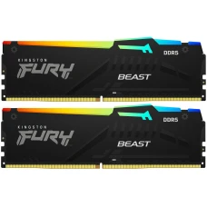 Оперативная память Kingston Fury Beast RGB RTL Gaming DDR5 2x32GB (KF556C36BBEAK2-64)