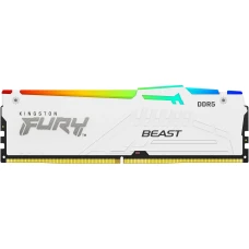 Оперативная память Kingston Fury Beast White Expo RGB Gaming DDR5 32GB (KF556C36BWEA-32)