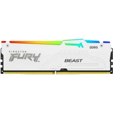 Оперативная память Kingston Fury Beast White 16GB RGB DDR5 (KF556C40BWA-16)
