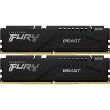 Оперативная память Kingston Fury Beast 32GB 2x16GB PC5-44800 DDR5-5600 CL40 (KF556C40BBK2-32)
