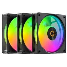 Комплект вентиляторов для корпуса Ocypus Gamma F12 Elite BK ARGB 3 IN 1 Black (Gamma-F12-BK3AM00E-GL)