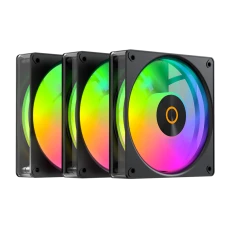 Комплект вентиляторов для корпуса Ocypus Gamma F12 Elite BK ARGB Reverse Blade 3 IN 1 Black (Gamma-F12-BK3AM01E-GL)